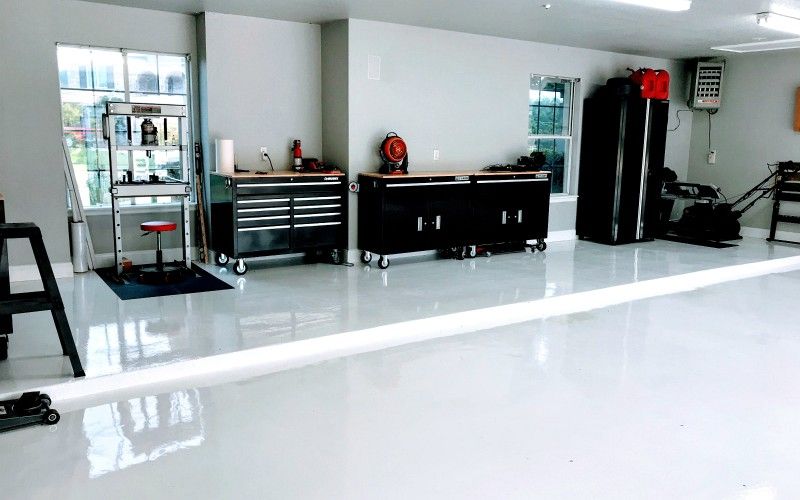 We Review a Stunning White Epoxy Garage Floor by ArmorPoxy
